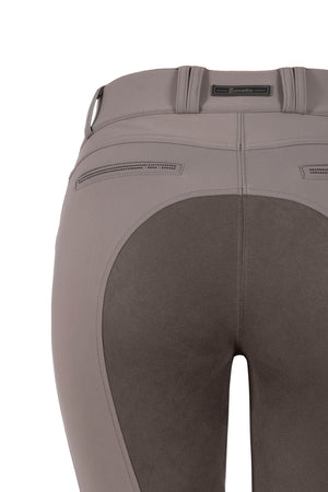 Pantaloni da equitazione donna CAVALCHARLET fondo pelle – Cavallo