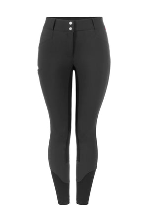 Pantaloni da equitazione donna CAVALCHARLET fondo pelle – Cavallo