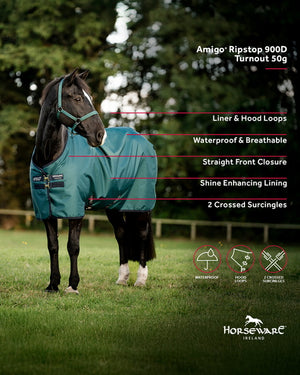 Horseware Amigo® 900D 50g szakadásálló kültéri takaró