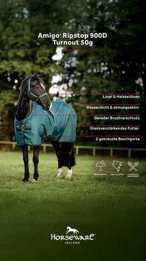 Horseware Amigo® 900D 50g szakadásálló kültéri takaró