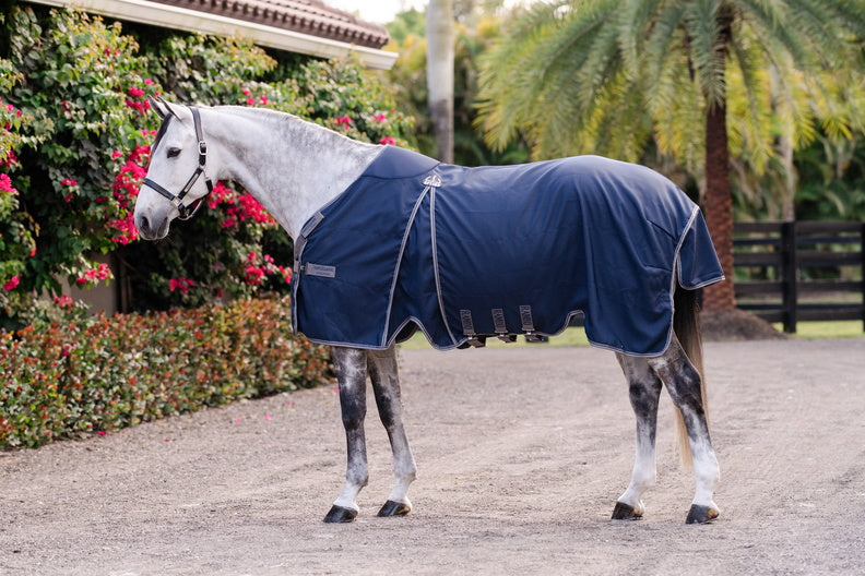 Horseware Rambo Optimo Stable Rug 183 cm Bleu Horseware Rambo Optimo Stable Rug 183 cm Bleu