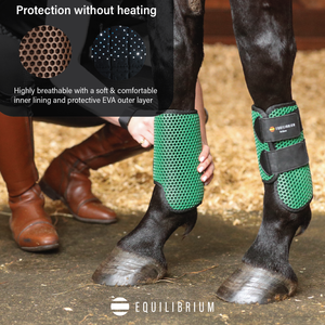 Woof Wear – Guêtres Tri-Zone All Sports Equilibrium Hunter Green 4 | Sellerie Bucéphale