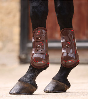 Woof Wear – Protège-tendons ArmorX Premier Equine Brown 2 | Sellerie Bucéphale