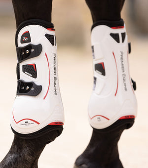 Woof Wear – Protège-tendons ArmorX Premier Equine White 2 | Sellerie Bucéphale