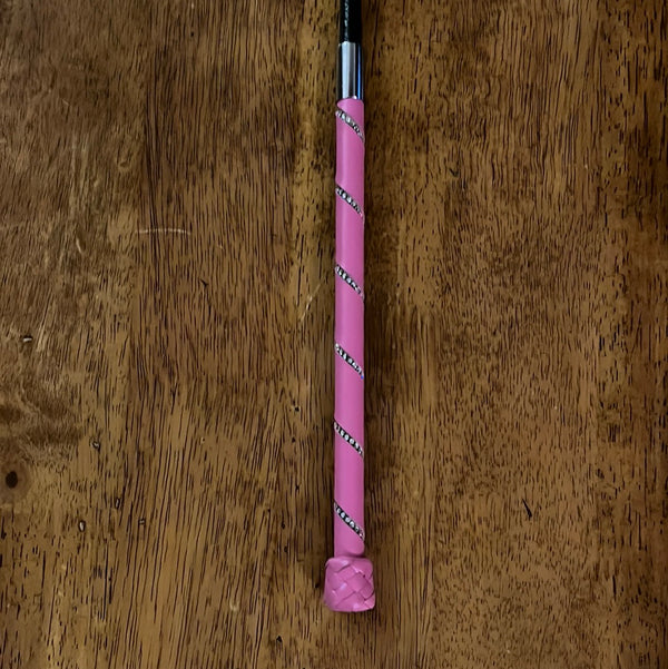Döbert – Stick à claquette Döbert strass Rose 110cm  | Sellerie Bucéphale