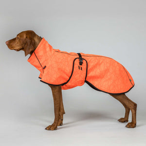 Manteau BARK Softshell queue basse Back on Track - Orange - detail