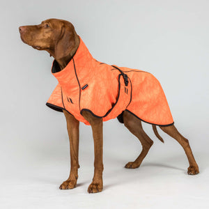 Manteau BARK Softshell queue basse Back on Track - Orange - detail