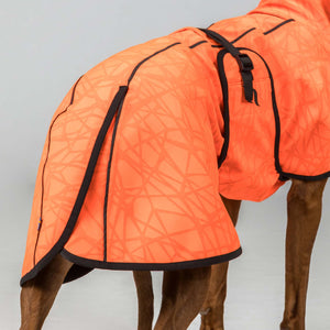 Manteau BARK Softshell queue basse Back on Track - Orange - detail