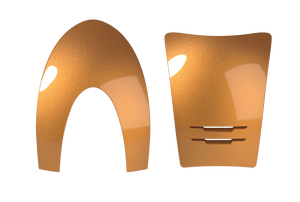 Inserts KEP Cromo 2.0 Metal – Caramel – Avant + Arrière
