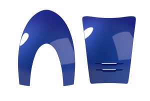 Inserts KEP Cromo 2.0 Metal – Bleu royal – Avant + Arrière