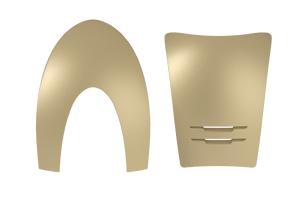 Inserts KEP Cromo 2.0 Textile – Golden Sand – Avant + Arrière