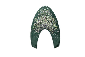 Inserts KEP Cromo 2.0 Nebula Swarovski – Vert / cristaux argent – Avant