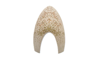 Inserts KEP Cromo 2.0 Nebula Swarovski – Beige clair / cristaux or – Avant