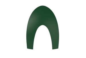 Inserts KEP Cromo 2.0 Textile – Vert foncé (1re génération) – Avant