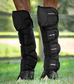 Woof Wear – Guêtres de transport Ballistic Knee Pro-Tech Premier Equine Black | Sellerie Bucéphale