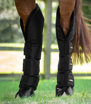 Woof Wear – Guêtres de transport Ballistic Knee Pro-Tech Premier Equine Black 4 | Sellerie Bucéphale