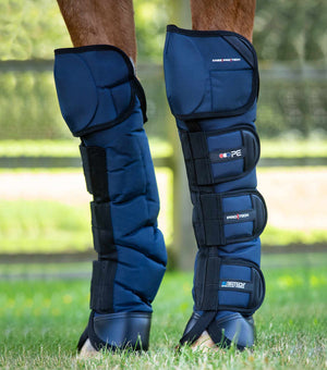 Woof Wear – Guêtres de transport Ballistic Knee Pro-Tech Premier Equine Navy | Sellerie Bucéphale