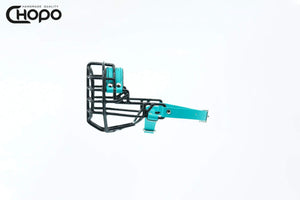 Muselière métal CHOPO sangles Biothane vert, Cocker américain mâle, Noir