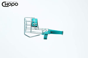 Muselière métal CHOPO sangles Biothane vert, Schnauzer nain femelle, Zinc