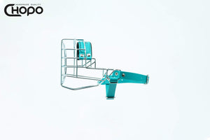 Muselière métal CHOPO sangles Biothane vert, Schnauzer nain mâle, Zinc