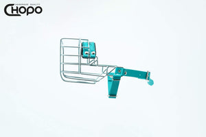 Muselière métal CHOPO sangles Biothane vert, Caniche, teckel femelle, Zinc