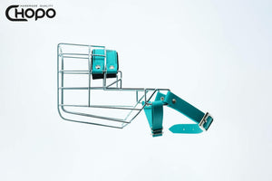 Muselière métal CHOPO sangles Biothane vert, Dalmatien femelle, Zinc