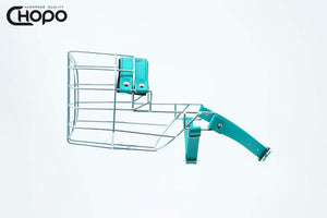 Muselière métal CHOPO sangles Biothane vert, Airedale femelle, Zinc