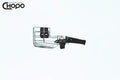 Image for Museruola metallica CHOPO con cinghie in Biothane nero