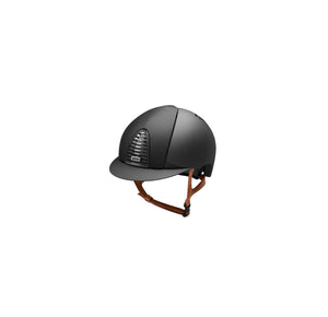 Casque KEP Cromo 2.0 Matt jugulaire beige visière standard – Noir