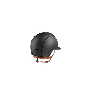 Casque KEP Cromo 2.0 Matt jugulaire beige visière standard – Noir