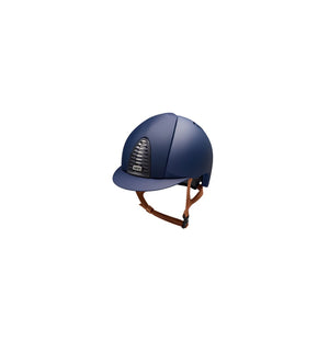 Casque KEP Cromo 2.0 Matt jugulaire beige visière standard – Bleu