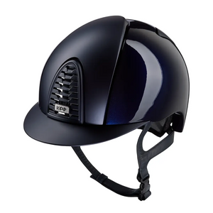 Casque KEP Cromo 2.0 Polish Textile visière standard – Bleu