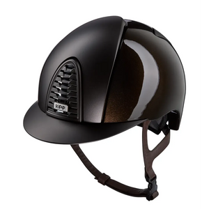 Casque KEP Cromo 2.0 Polish Textile visière standard – Marron