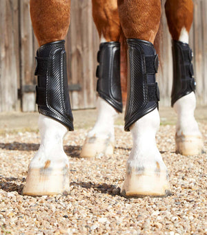 Woof Wear – Guêtres Carbon Air-Tech double verrouillage Premier Equine Black 2 | Sellerie Bucéphale