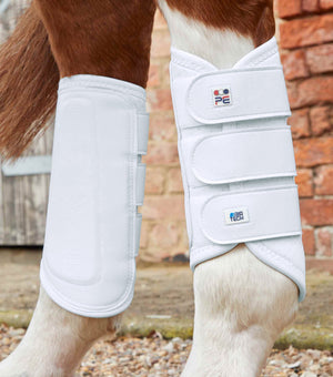 Woof Wear – Guêtres Carbon Air-Tech double verrouillage Premier Equine White 4 | Sellerie Bucéphale