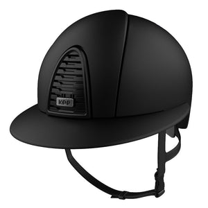 Casque KEP Cromo 2.0 Matt Visière Polo Noir | Sellerie Bucéphale