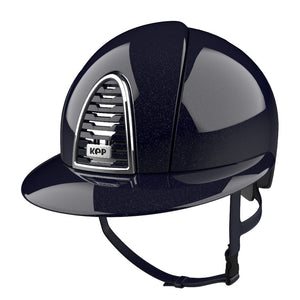 Casque KEP Cromo 2.0 Metal Diamond Visière Polo BLEU | Sellerie Bucéphale