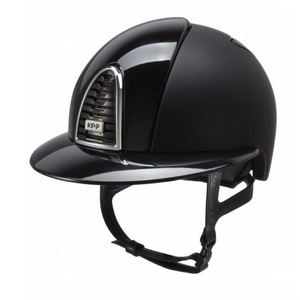 Casque KEP Cromo 2.0 Textile Polish Visière Polo Noir | Sellerie Bucéphale
