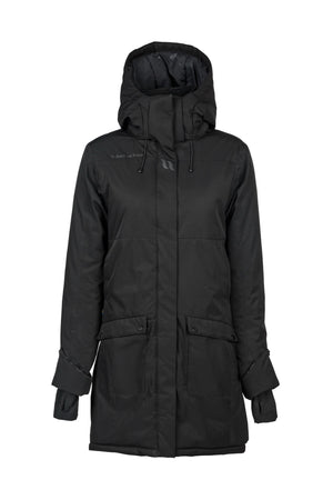 Manteau réfléchissant Outtrakk pour Femme Back on Track - Noir - vue de profil