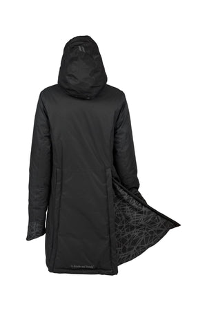 Manteau réfléchissant Outtrakk pour Femme Back on Track - Noir - vue arriere