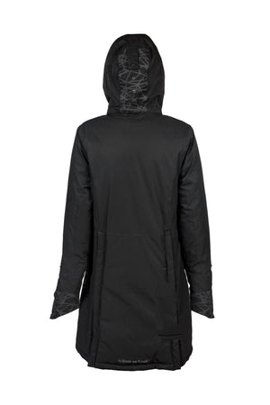 Manteau réfléchissant Outtrakk pour Femme Back on Track - Noir - detail reflechissant