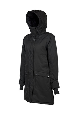 Manteau réfléchissant Outtrakk pour Femme Back on Track - Noir - capuche
