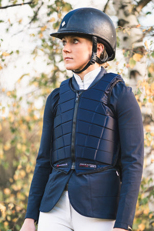 Woof Wear – Gilet de protection RS2010 Racesafe Navy 2 | Sellerie Bucéphale