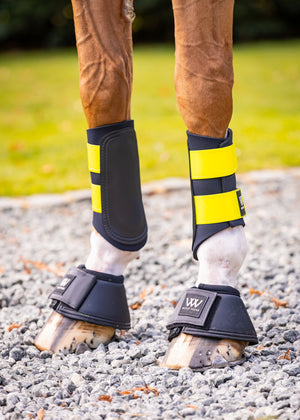Woof Wear – Guêtres Club Woof Wear Hi Vis Yellow 3 | Sellerie Bucéphale