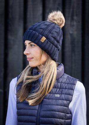 Woof Wear – Bonnet Cable Woof Wear Navy 2 | Sellerie Bucéphale