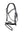 Bridon de dressage TRUST Vancouver à double muserolle vernie