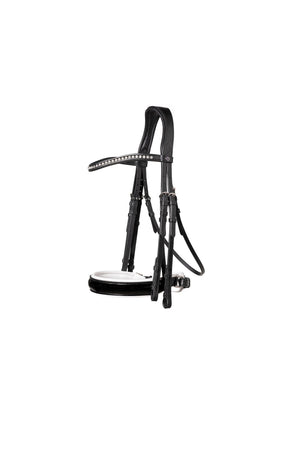Bride de dressage TRUST Aachen à muserolle crank vernie