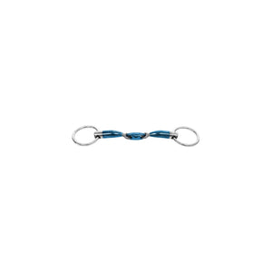 Mors TRUST Sweet Iron filet de bride à anneaux libres double brisure à maillon elliptique