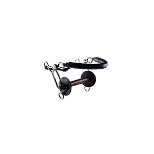 Mors TRUST cuir hackamore combiné court droit