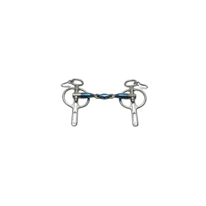 Mors TRUST Sweet Iron Liverpool 2 fentes à branches tournantes double brisure à maillon elliptique